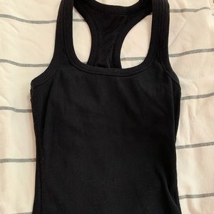 ALO Yoga racerback tank in black